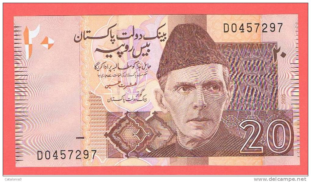 PAQUISTAN - PAKISTAN -  20 Rupia  2005  SC - Pakistán