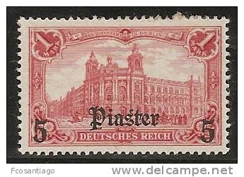 ALEMANIA 1905 (LEVANTE) - Yvert #37 - MLH * - Turquia (oficinas)