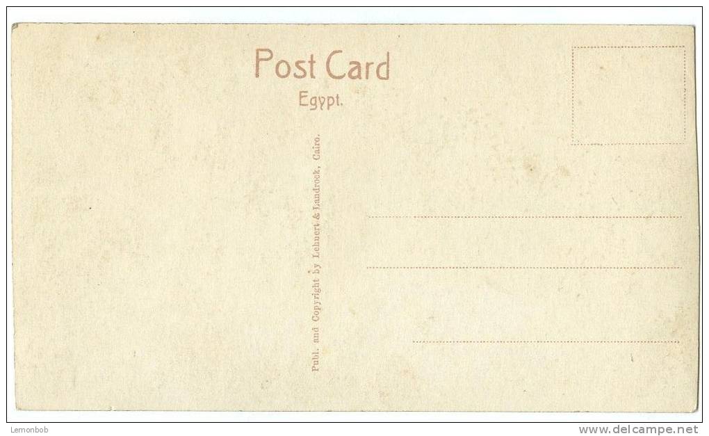 Egypt, ALEXANDRIA, Mahmoudia Canal, Early 1900s Cut Unused Mini Size Postcard [13937] - Alexandrie