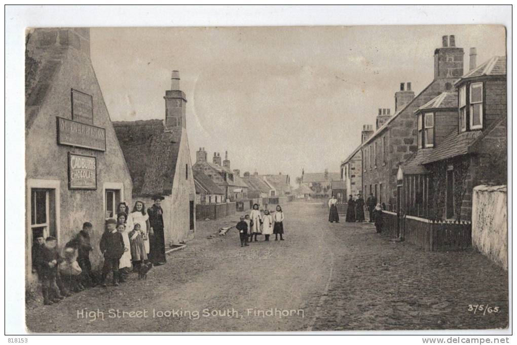 Findhorn - High Street Looking South - Moray