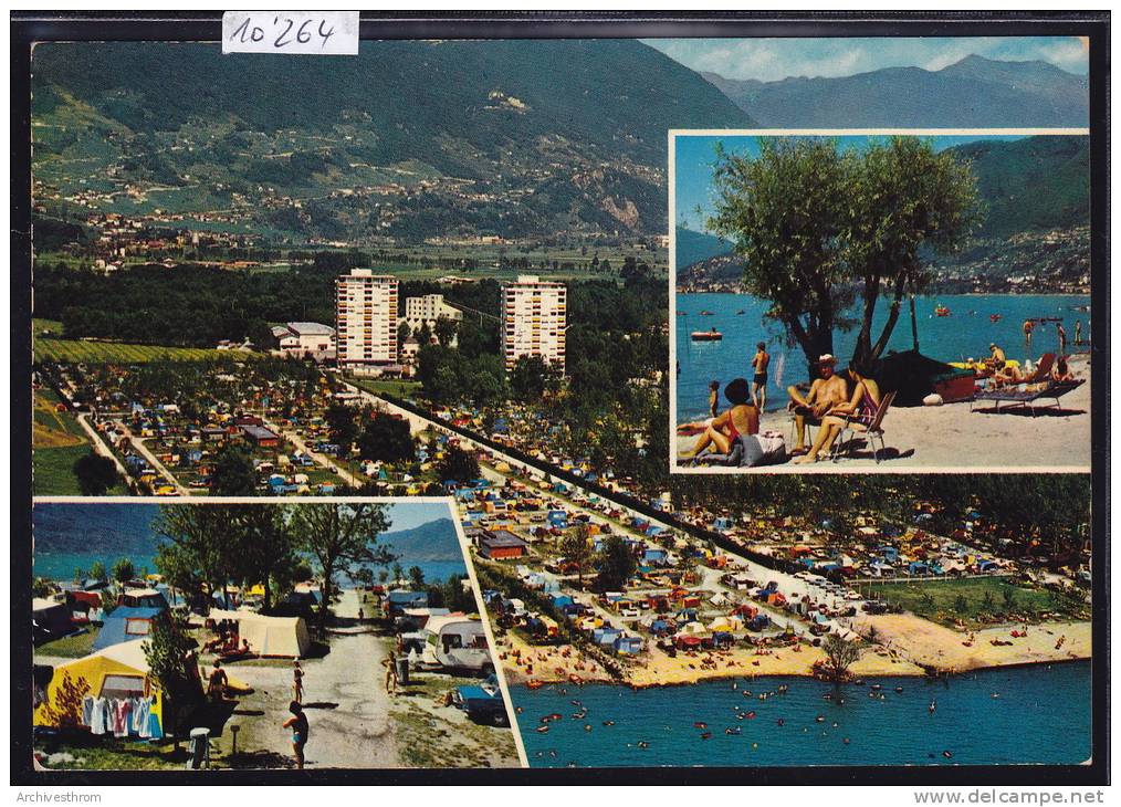 Locarno - Tenero : Camping Lago Maggiore ; Format 10 / 15 (10´264) - Tenero-Contra