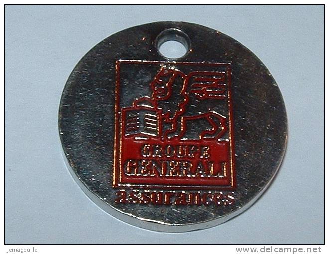 Jeton De Caddies - GROUPE GENERALI Assurances - Trolley Token/Shopping Trolley Chip