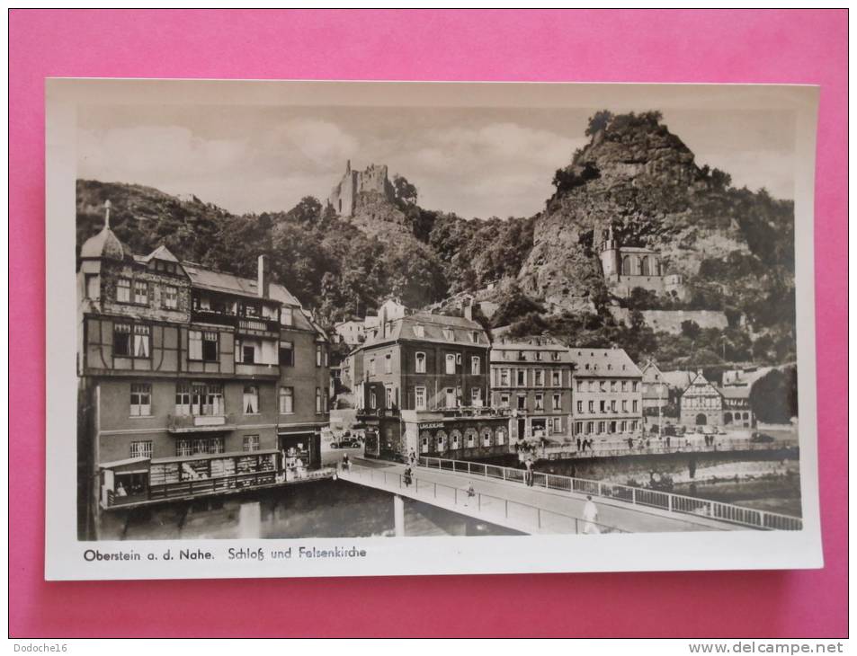 OBERSTEIN A. D. Nahe - Schlob Und Felsenkirche (Foto-Karte) - Idar Oberstein