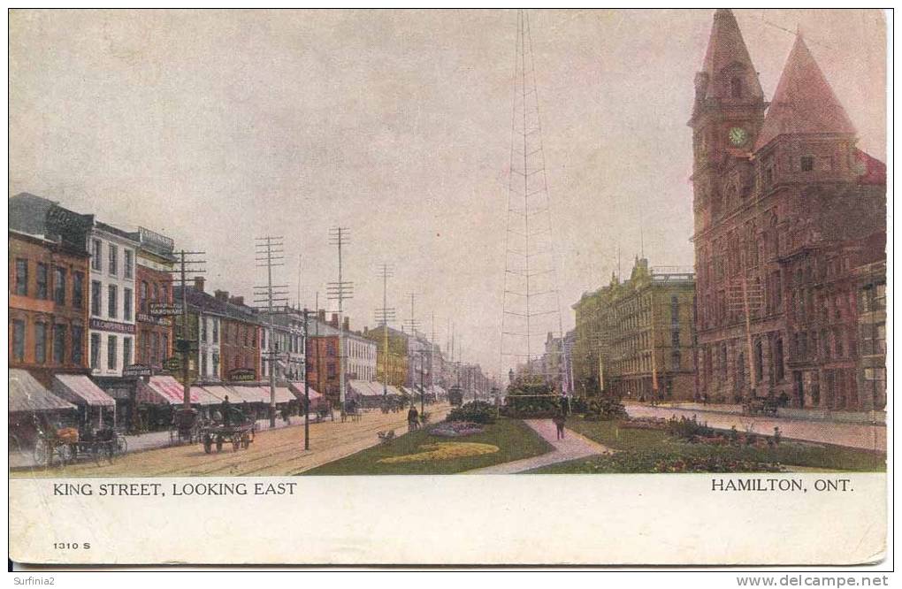 ONTARIO - HAMILTON - KING STREET LOOKING EAST - Hamilton