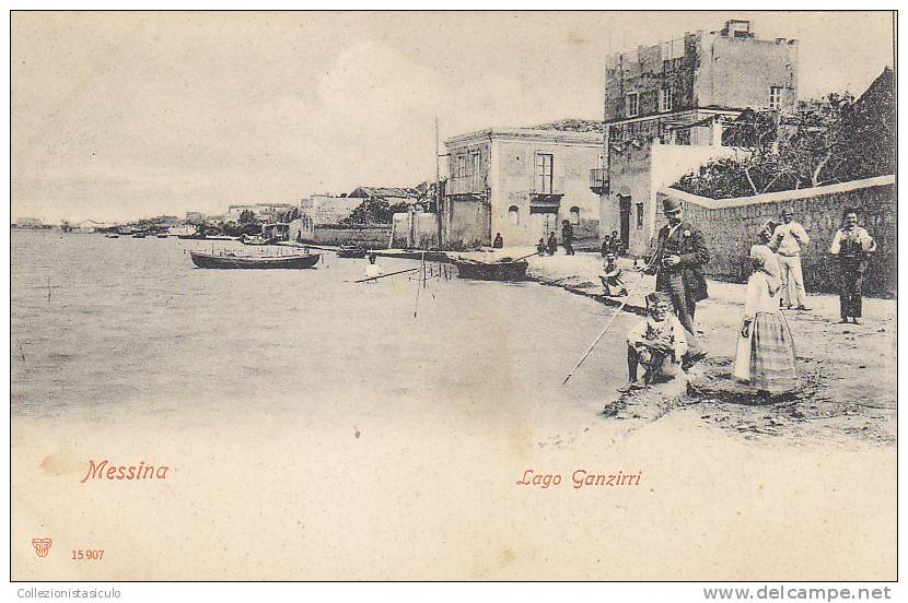 $3-2520- Messina Lago Ganzirri - F.p. Non Viaggiata -  Indirizzo Indiviso - Messina