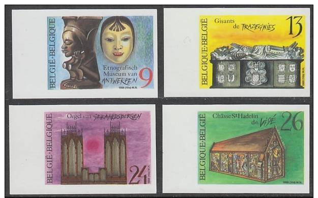 2298/2301  ONGETAND  "Cultureel Patrimonium"  Cote 40,00 Euro - Sonstige & Ohne Zuordnung