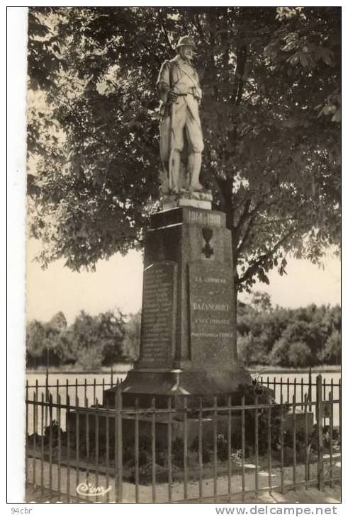 CPSMPF (51) BAZANCOURT  Monument Aux Morts - Bazancourt