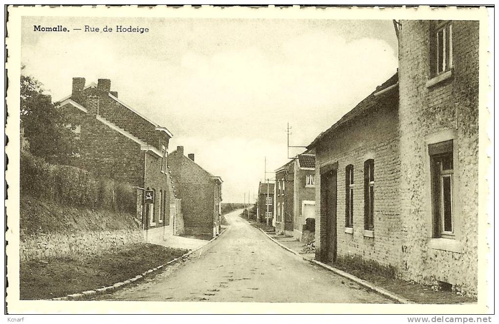 CP De MOMALLE " Rue De Hodeige " - Remicourt