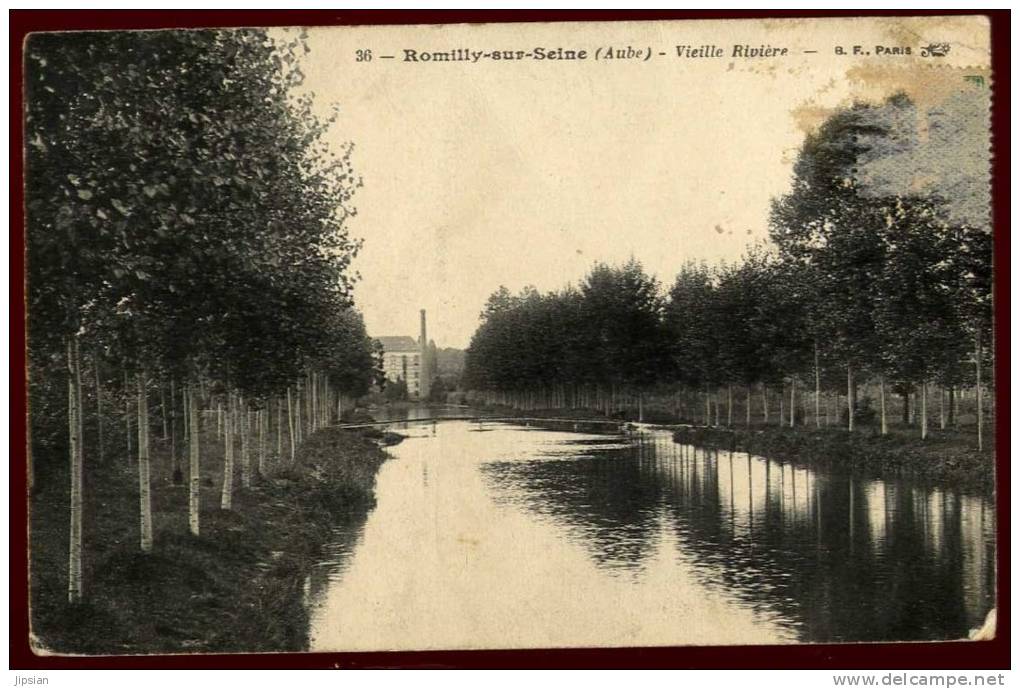 Cpa  Du  10  Romilly Sur Seine  Vieille Rivière    CAR4 - Romilly-sur-Seine