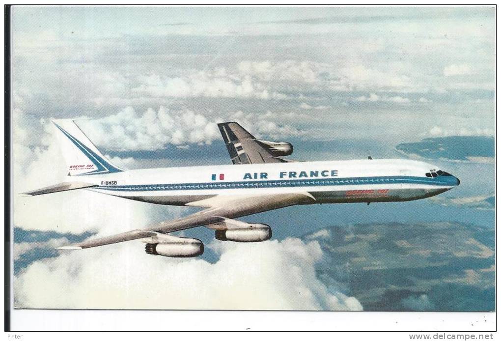 AVION BOEING 707 INTERCONTINENTAL - AIR FRANCE - 1946-....: Moderne