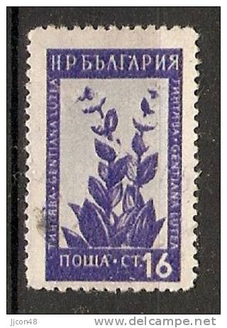 Bulgaria 1953  Medicinal Flowers  (o) Mi.877 - Oblitérés