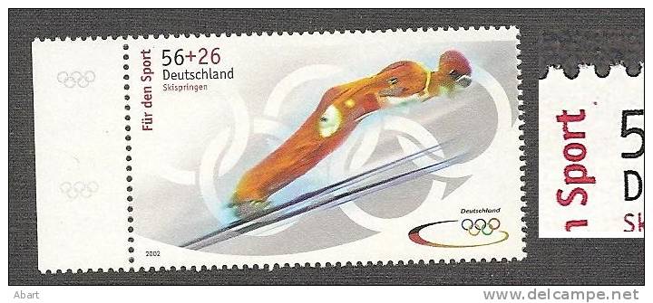 Bund Olympiade -   Michel Nr. 2239 Mit Plattenfehler Au Feld 3 - Philotax BF 3 - Errors & Oddities