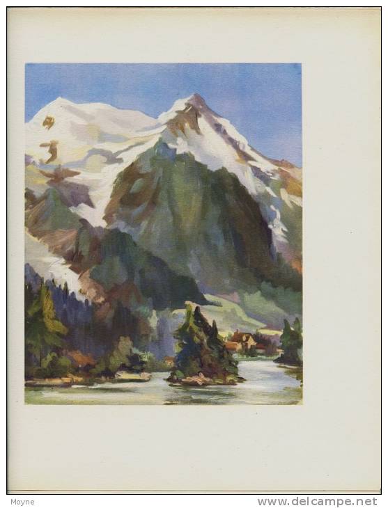 Savoie - LES  ALPES - Par Ch.M. CHENU  Et Jean DAURE - Edit.Orig.numérotée De 1947 - Mt Blanc-Val D´Isére--Bourget Etc.. - Alpes - Pays-de-Savoie