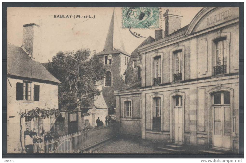 49 - RABLAY-SUR-LAYON - Mairie Et Eglise - Andere & Zonder Classificatie