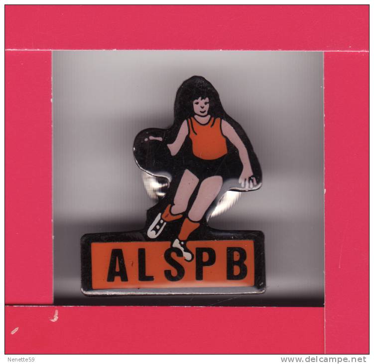 Pin´s SAINT PIERRE BROUCK BASKET Féminin - ALSPB -   ( Dép 59 ) - Basketball