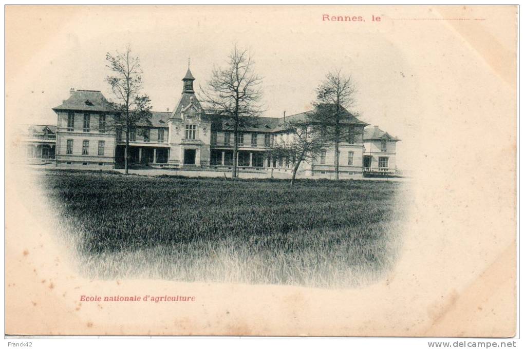 35. Rennes. Ecole Nationale D´agriculture - Rennes