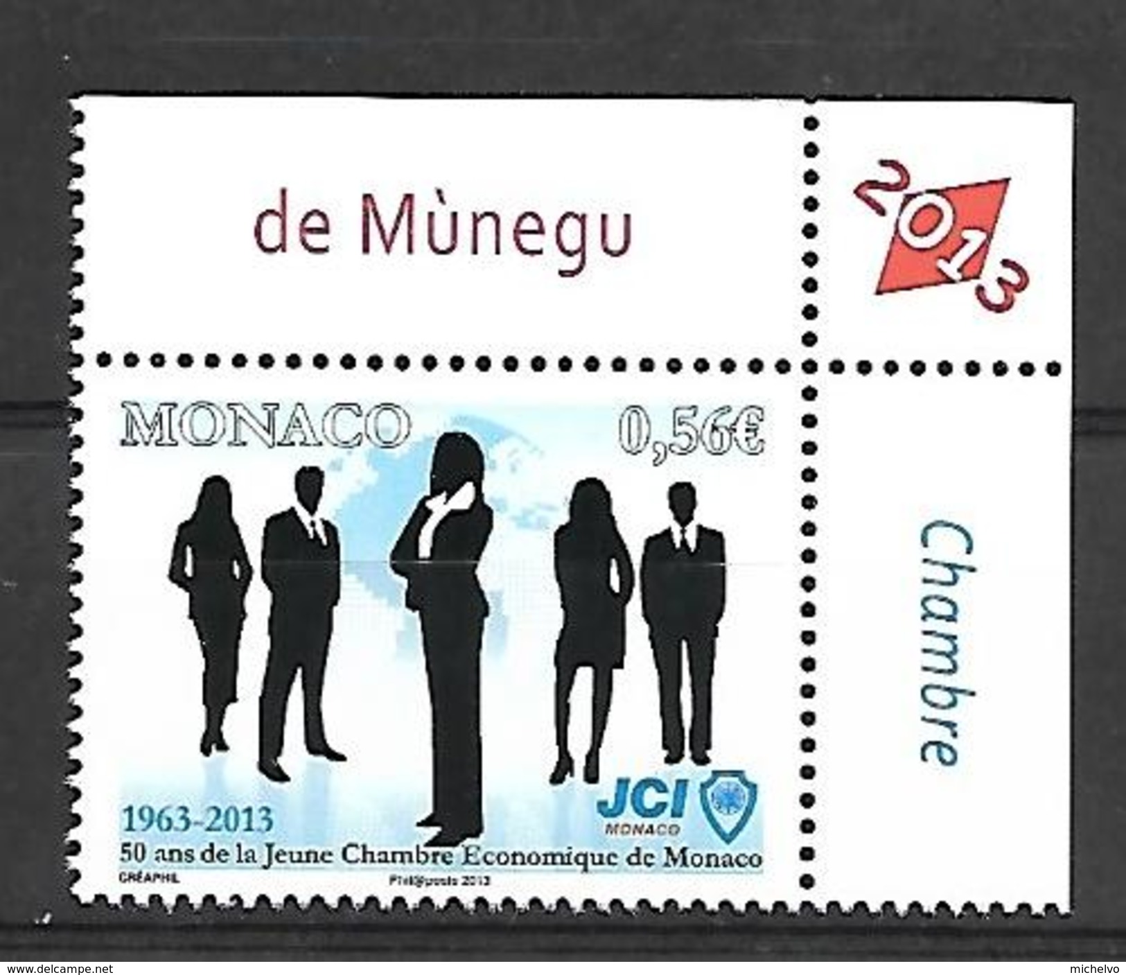 Monaco 2013 - Yv N° 2873 ** - Cinquentenaire De La Jeune Chambre économique De Monaco - Unused Stamps