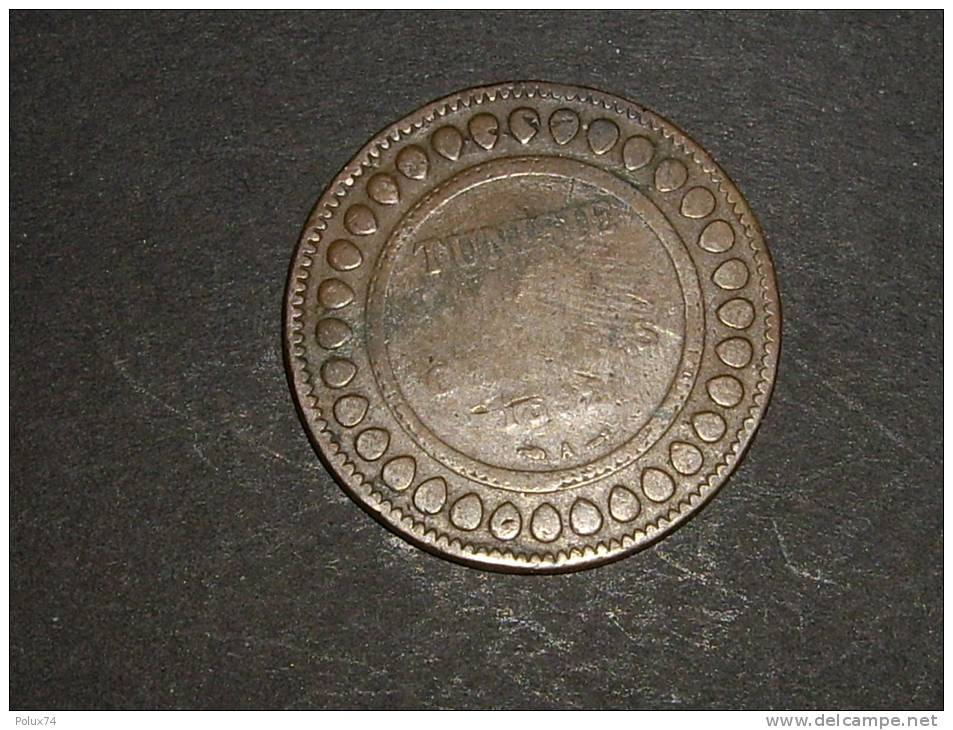 Tunisie  10 Cent 1892 A-usure  Sur Le 10 - Tunisia