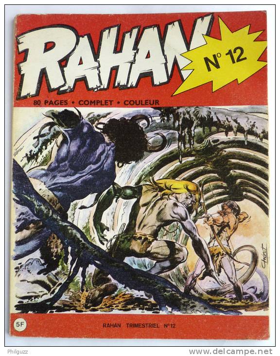 RAHAN - éd Vaillant 1ère Série N° 12 - 1974 (2) - Rahan