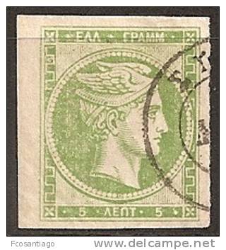 GRECIA 1869/70 - Yvert #26 - VFU - Usados