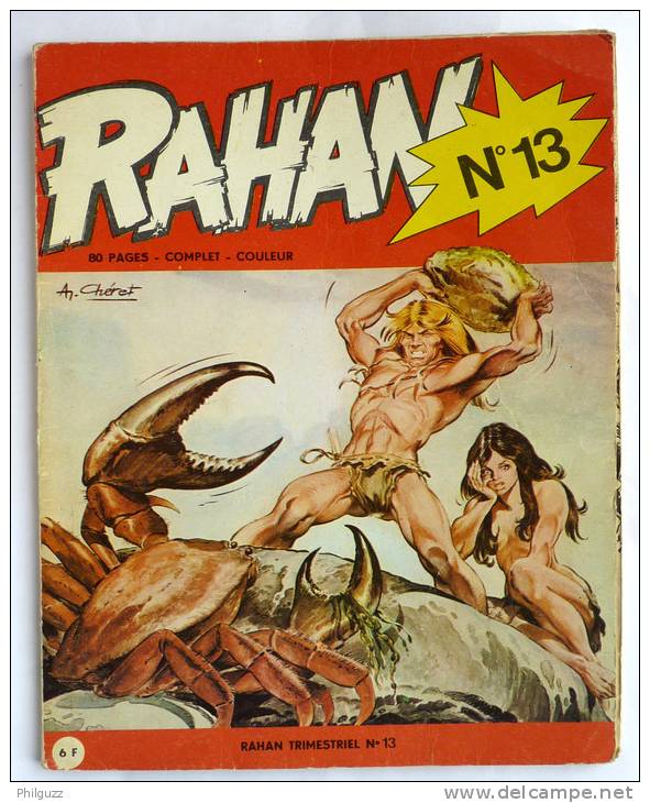 ALBUM BANDE DESSINEE RAHAN - éd Vaillant 1ère Série N° 13 - 1975 (2) - Rahan