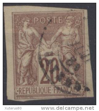 #42# COLONIES GENERALES N° 34 Oblitéré Cayenne (Guyane) - Sage