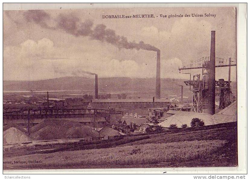 Dombasle Sur Meurthe  54  Usine Solvay - Autres & Non Classés