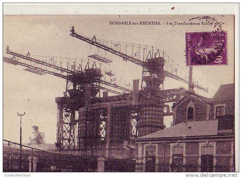 Dombasle Sur Meurthe  54  Usine Solvay - Andere & Zonder Classificatie