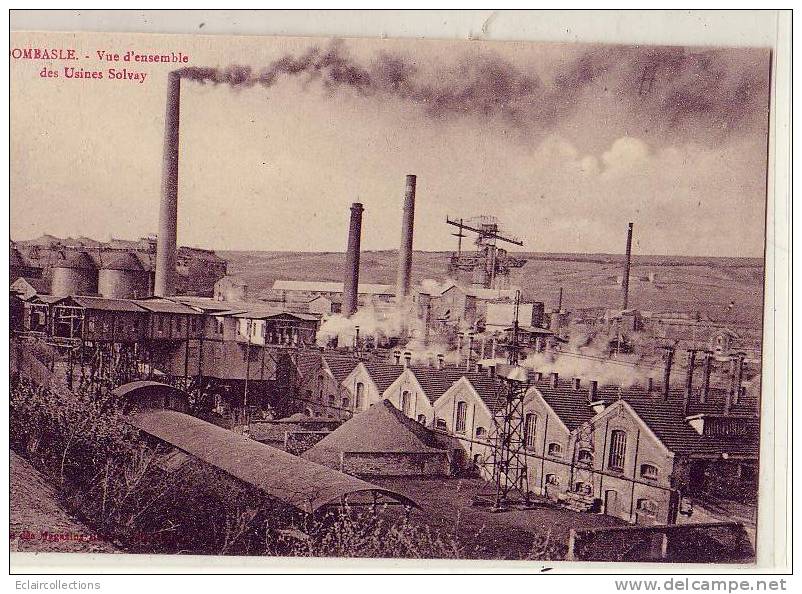 Dombasle Sur Meurthe  54  Usine Solvay - Andere & Zonder Classificatie