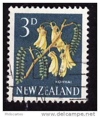 Nouvelle Zelande  1960 -  YT  387    - Kowhai  Oblitéré - Used Stamps