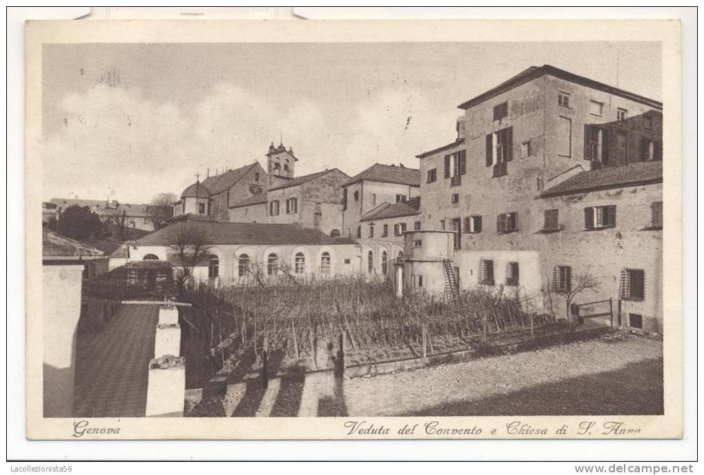 4114-GENOVA-CONVENTO E CHIESA DI S.ANNA-1934-FP - Genova