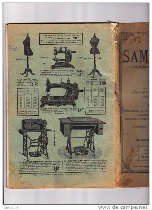 Catalogue SAMARITAINE Ameublement Decoration Landaus Layette Bapteme Coiffures Machines A Coudre - Home Decoration