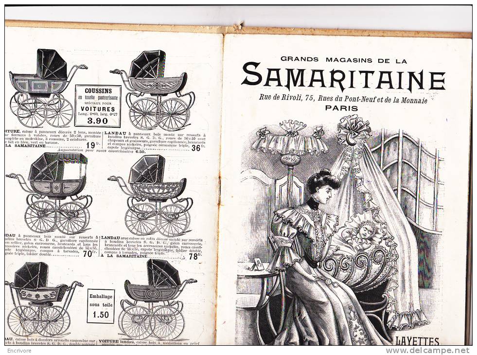 Catalogue SAMARITAINE Ameublement Decoration Landaus Layette Bapteme Coiffures Machines A Coudre - Décoration Intérieure