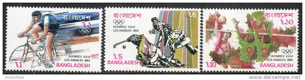 Bangladesh 1984 - Olympic Games, Los Angeles SG241-243 MNH Cat £7 SG2015 - Bangladesh