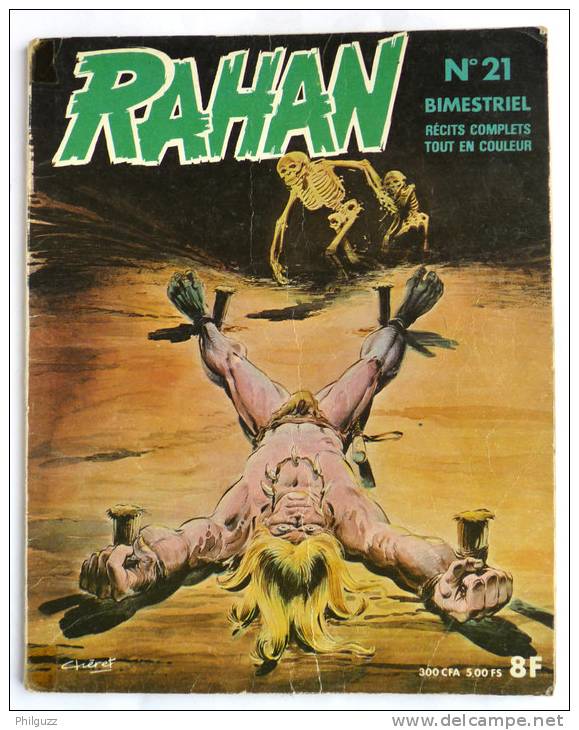 ALBUM BANDE DESSINEE RAHAN - éd Vaillant 1ère Série N° 21 - 1976 - Rahan