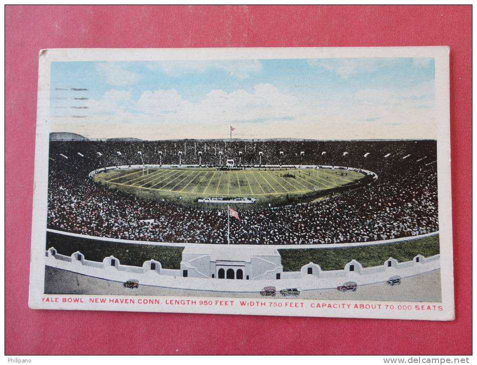 New Haven, CT--Yale Bowl--cancel 1920--Ref PJ -101 - New Haven