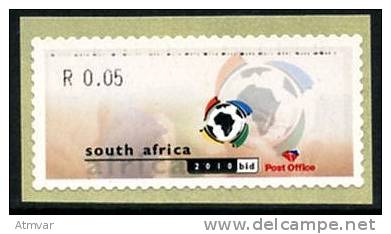 SOUTH AFRICA (2004) - FIFA 2010 - World Cup Soccer 2010 - Virtual Stamp - ATM - Football, Futbol - 2010 – África Del Sur