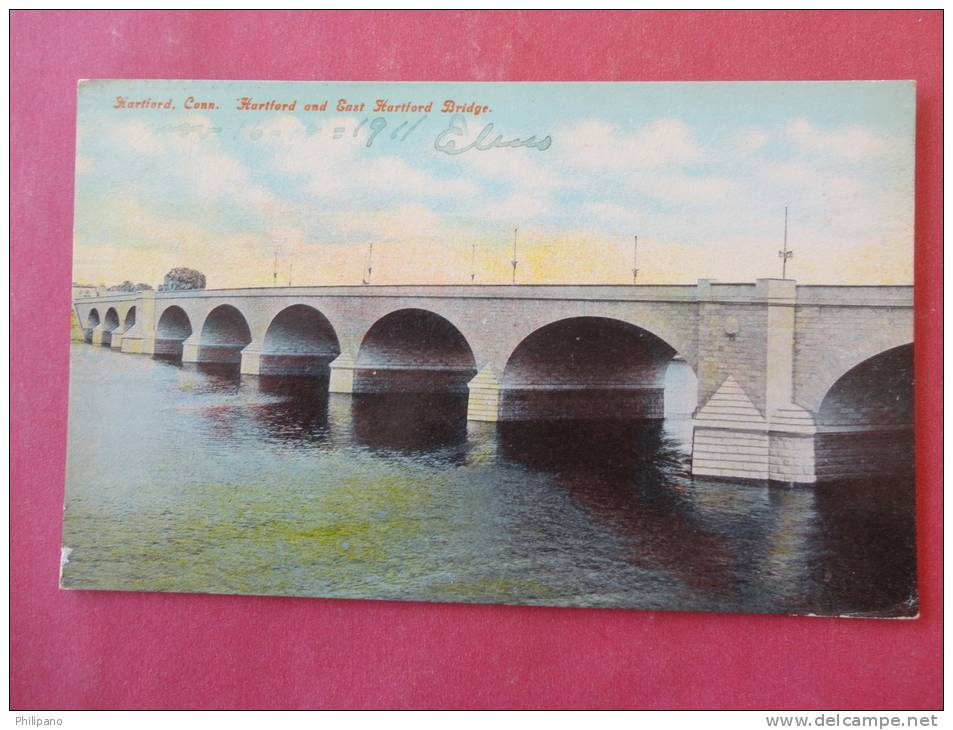 Hartford, CT--Hartford And East Hartford Bridge--not Mailed--Ref PJ -102 - Hartford