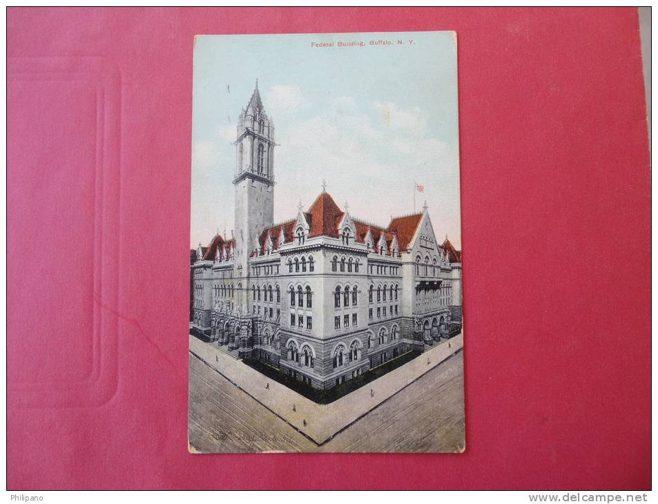 Buffalo, NY--Federal Building--cancel 1908--Ref PJ -103 - Buffalo