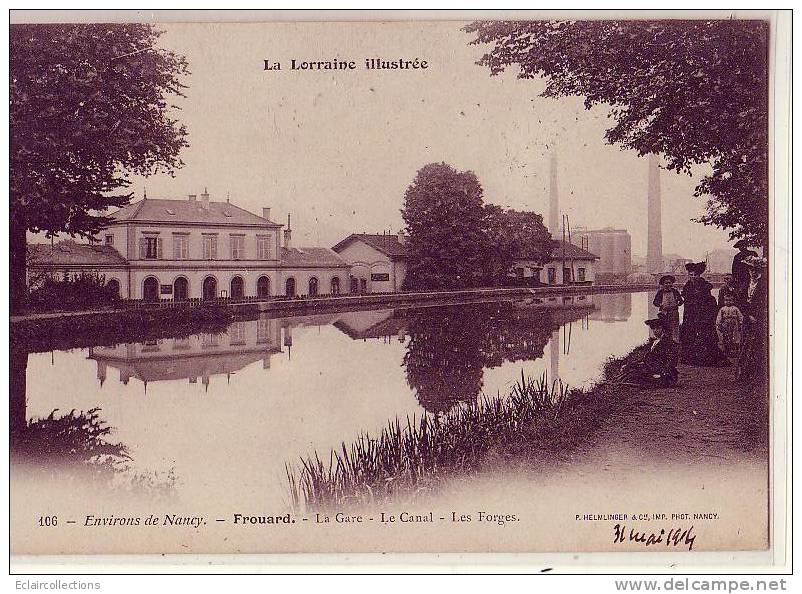 Frouard  54   La Gare Le Canal Les Forges - Frouard