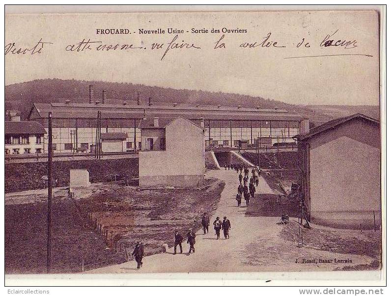 Frouard  54   Usine  Sortie Des Ouvriers - Frouard