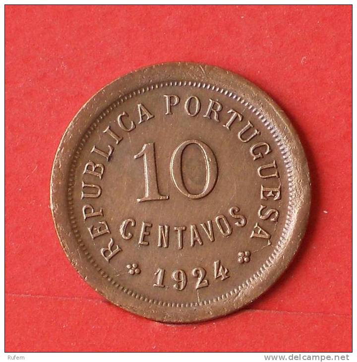 PORTUGAL  10  CENTAVOS  1924   KM# 573  -    (2278) - Portugal