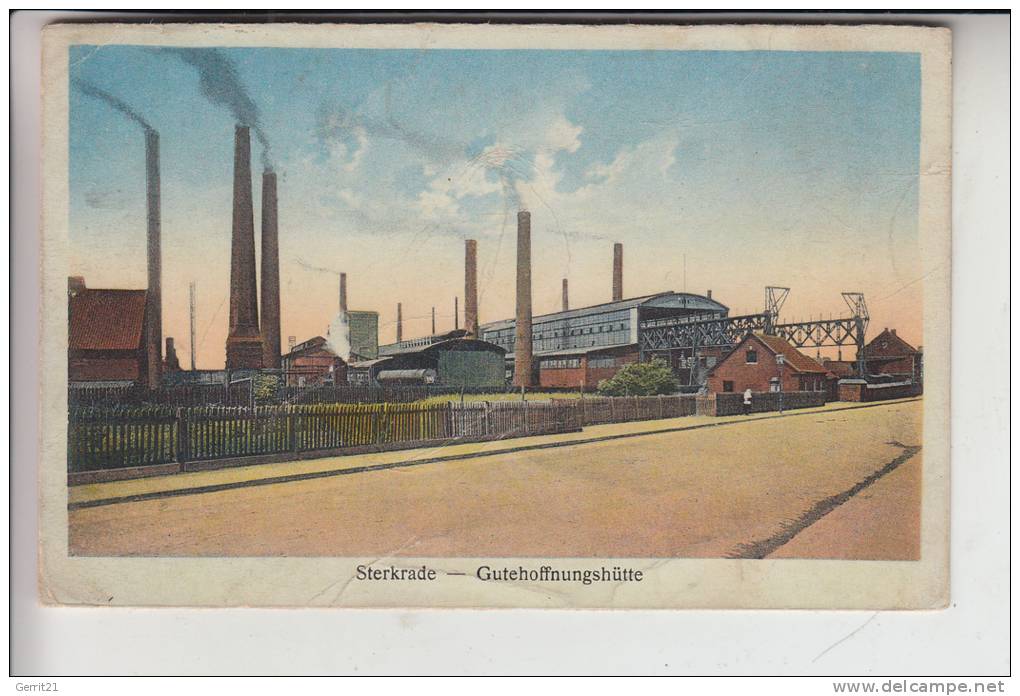 4200 OBERHAUSEN - STERKRADE, Gutehofnungshütte 1923, Druckstelle - Oberhausen