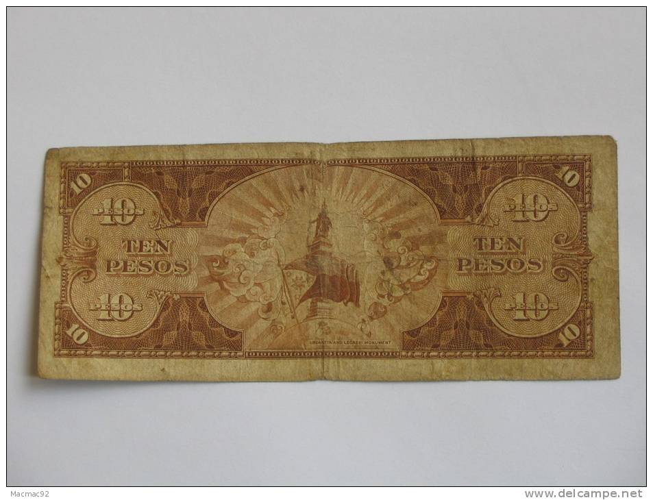 10 Ten Pesos 1949 - PHILIPPINES - Philippine National Bank - Circulating Note. - Philippinen