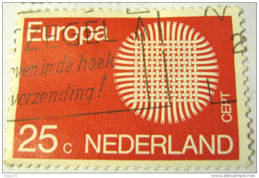 Netherlands 1970 Europa CEPT 25c - Used - Gebraucht