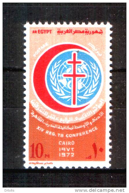 EGYPT / 1972 / UN'S DAY / REGIONAL TUBERCULOSIS CONFERENCE ; CAIRO / MEDICINE / RED CRESCENT / MNH / VF - Neufs