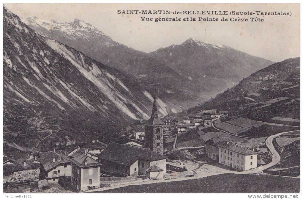 SAINT MARTIN DE BELLEVILLE. VUE GENERALE (dil127) - Andere & Zonder Classificatie
