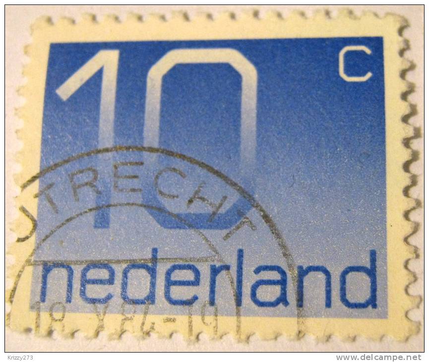 Netherlands 1976 Numerals 10c - Used - Gebraucht