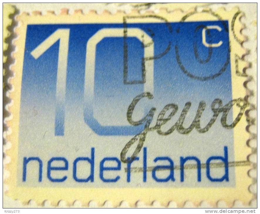 Netherlands 1976 Numerals 10c - Used - Gebraucht