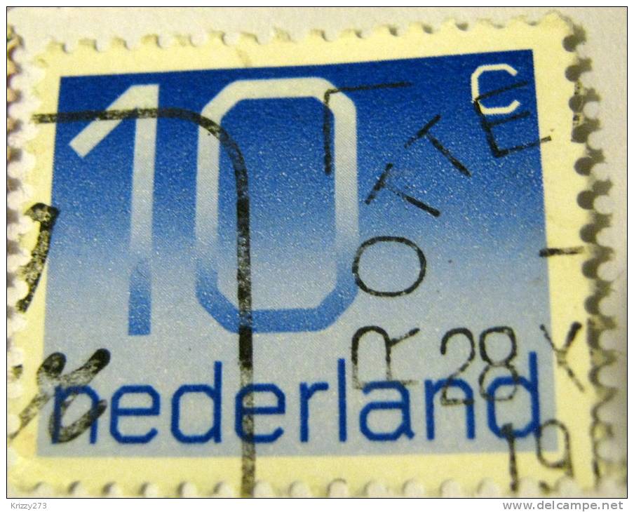 Netherlands 1976 Numerals 10c - Used - Gebraucht